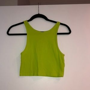 Zara lime green tank top